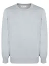 Brunello Cucinelli Light Grey Virgin Wool And Cashmere Jumper In Light Gray+sand