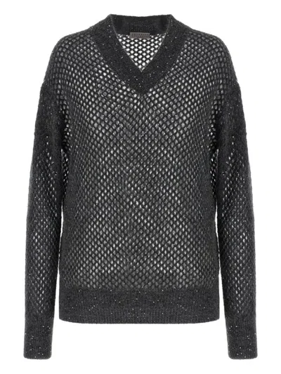 Brunello Cucinelli Sweaters In Black