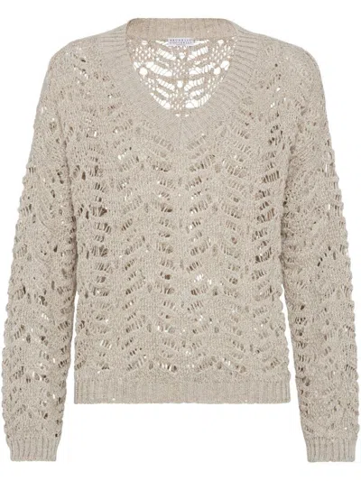 Brunello Cucinelli Sweaters In Multicolor