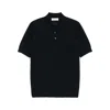 Brunello Cucinelli Short Sleeves Polo Collar Ribbed Cuffs In Multicolor