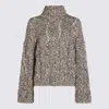 Brunello Cucinelli Women Wool And Cashmere Sweater With Sequins In Multi