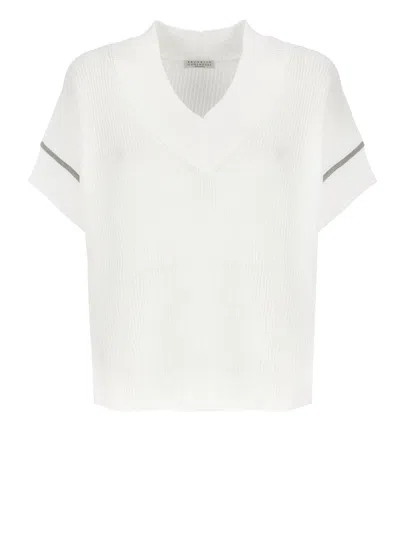 Brunello Cucinelli Sweaters In White