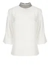 BRUNELLO CUCINELLI BRUNELLO CUCINELLI SWEATERS WHITE