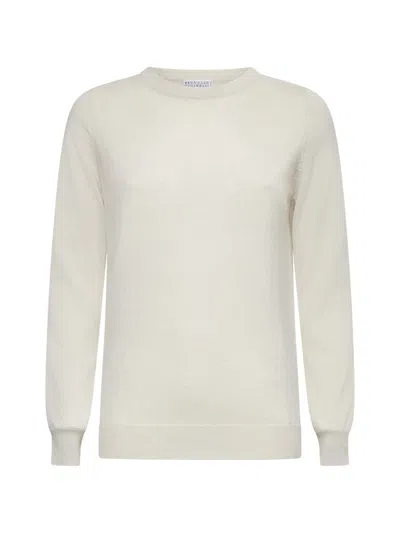 Brunello Cucinelli Sweaters In White