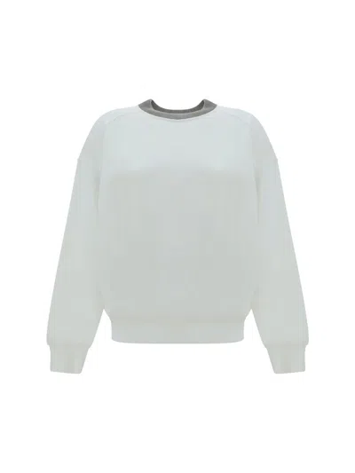 Brunello Cucinelli Sweatshirt In Off White