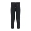 Brunello Cucinelli Linen Drawstring Leisure Trousers In Blue