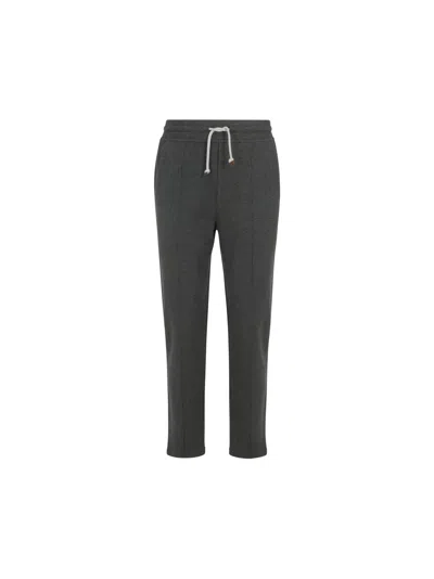 Brunello Cucinelli Sweatpants In Grey