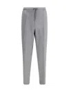 Brunello Cucinelli Cotton And Cashmere Blend Sweatpants With Silk