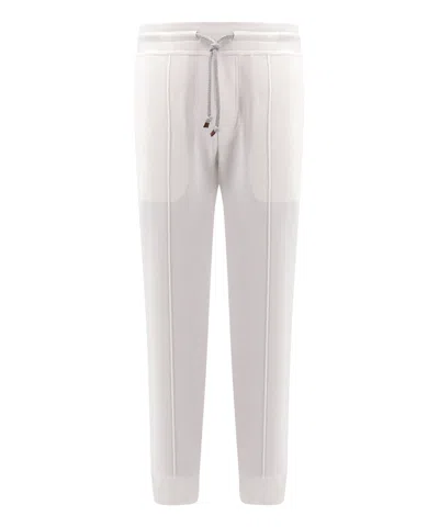 Brunello Cucinelli Sweatpants In White