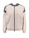 Brunello Cucinelli Sweatshirt In Beige