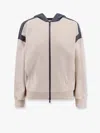 Brunello Cucinelli Sweatshirt In Beige
