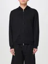 Brunello Cucinelli Zip Hoodie Sweatshirt Blue In Black