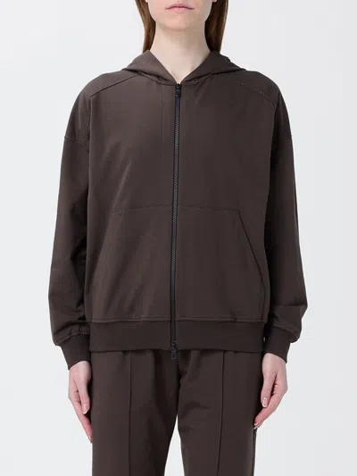Brunello Cucinelli Sweatshirt Woman  In Brown