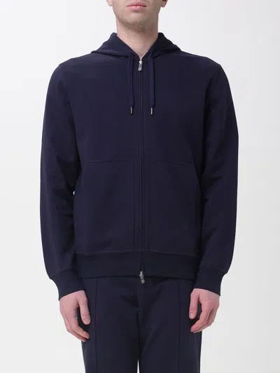 Brunello Cucinelli Sweatshirt Men  In Blue