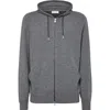 Brunello Cucinelli Sweatshirt-style Cardigan In Gray