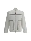 Brunello Cucinelli Men Sweatshirt With Contrast Details