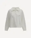 Brunello Cucinelli Women Sweatshirt With Logo Patch In White
