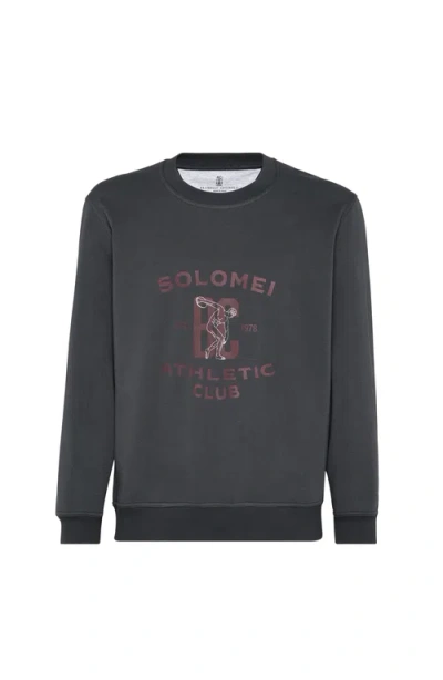 BRUNELLO CUCINELLI BRUNELLO CUCINELLI SWEATSHIRT WITH PRINT