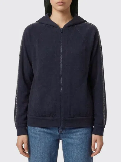 Brunello Cucinelli Sweatshirt Woman  In Blue