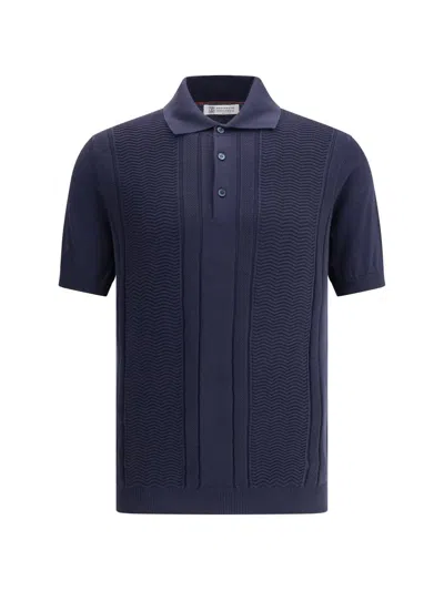 Brunello Cucinelli Sweatshirts In Blue