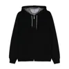 Brunello Cucinelli Cotton Blend Zipped Hoodie In Black