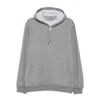 Brunello Cucinelli Men Cotton Blend Zipped Hoodie In Gray
