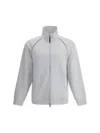 Brunello Cucinelli Zippered Sweatshirt In Grey