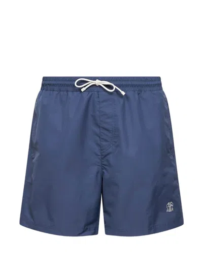 Brunello Cucinelli Swim Shorts In Blue