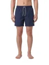 Brunello Cucinelli Straight-leg Mid-length Logo-embroidered Swim Shorts In Avio