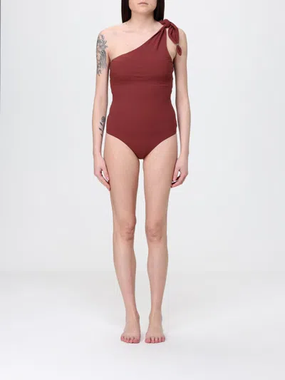 Brunello Cucinelli Swimsuit  Woman Color Red In Burgundy