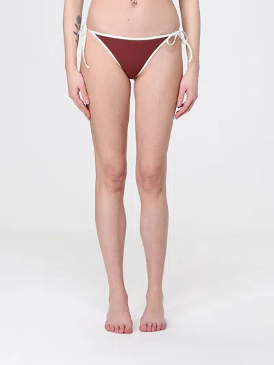 Brunello Cucinelli Swimsuit  Woman Color Red In Burgundy