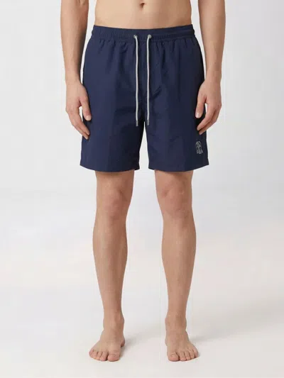 BRUNELLO CUCINELLI BRUNELLO CUCINELLI SWIMSUIT MEN COLOR NAVY,439434045