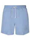 Brunello Cucinelli Logo-embroidered Drawtsring Swim Shorts In Blue