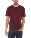 Brunello Cucinelli Double Layer T-shirt In Brown