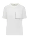 Brunello Cucinelli Cotton Jersey T-shirt With Shiny Pocket Detail