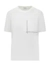 Brunello Cucinelli Cotton Jersey T-shirt With Shiny Pocket Detail