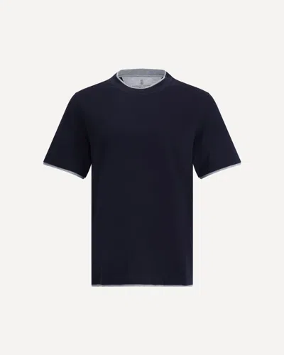 Brunello Cucinelli T-shirt In Black