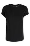 Brunello Cucinelli T-shirt In Black