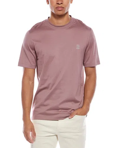 Brunello Cucinelli T-shirt In Pink