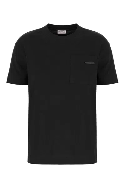 Brunello Cucinelli T-shirt In Black