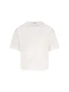 Brunello Cucinelli Monili-chain T-shirt In White