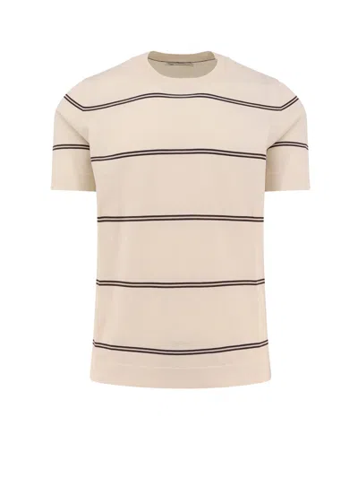 Brunello Cucinelli T-shirt In Beige