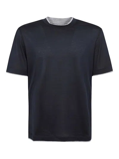 Brunello Cucinelli T-shirt In Black