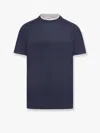 Brunello Cucinelli T-shirt In Blue