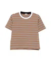 Brunello Cucinelli Cotton T Shirt Short Sleeves Crew Neck In Brown
