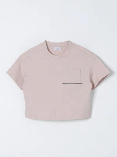 Brunello Cucinelli T-shirt  Kids Color Pink