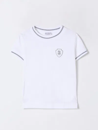 Brunello Cucinelli T-shirt  Kids Color White