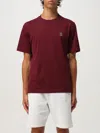 Brunello Cucinelli T-shirt  Men Color Amaranth In Burgundy
