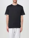 BRUNELLO CUCINELLI T-SHIRT BRUNELLO CUCINELLI MEN COLOR BLACK,F92535002