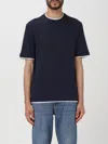 Brunello Cucinelli Men T-shirt In Blue 1